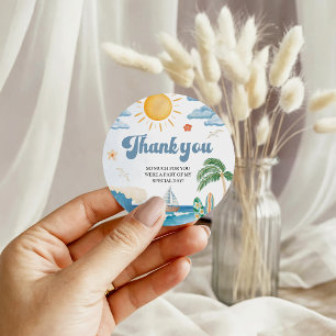 Die großen Retro-Surf-Accessoire-Geschenkanhänger Geschenkanhänger