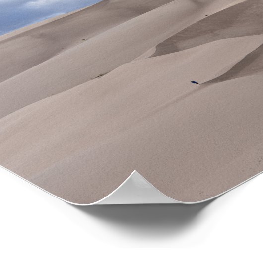 Die großen Sanddünen wandern, Colorado Poster (Ecke)