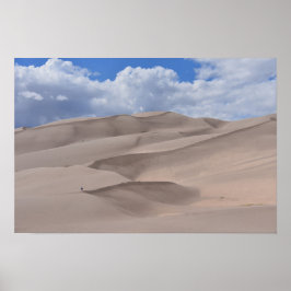 Die großen Sanddünen wandern, Colorado Poster