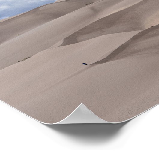 Die großen Sanddünen wandern, Colorado Poster (Ecke)