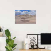Die großen Sanddünen wandern, Colorado Poster (Heimbüro)