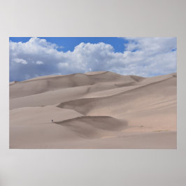 Die großen Sanddünen wandern, Colorado Poster