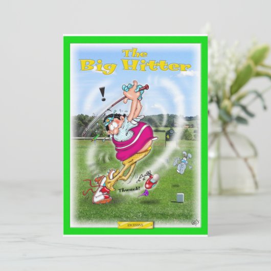 Die großen Schlagmann Einladungen (Stehend Vorderseite)