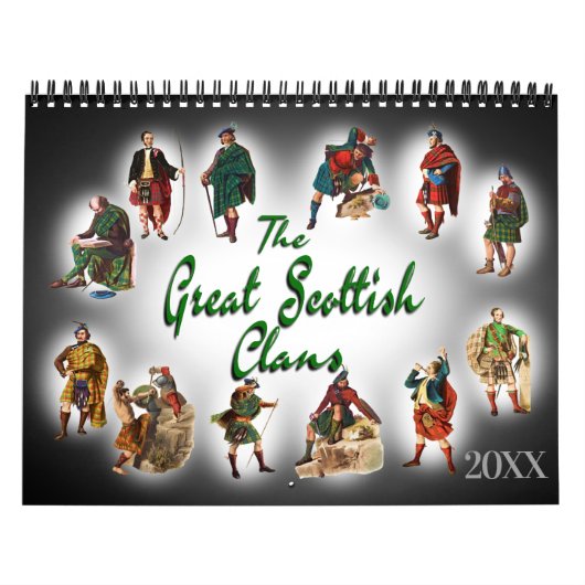 Die großen schottischen Clane Kalender (Titelbild)