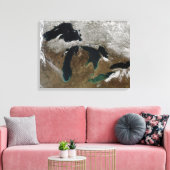 Die Großen Seen 3 Leinwanddruck (Insitu (Wohnzimmer))