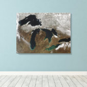 Die Großen Seen 3 Leinwanddruck (Insitu (Holzboden))