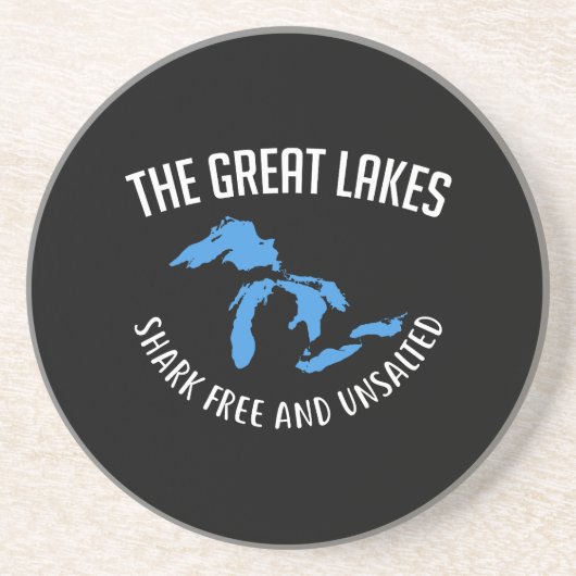 Die großen Seen Getränkeuntersetzer (Vorne)