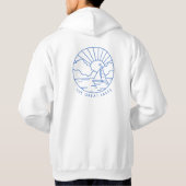 Die großen Seen Hoodie (Rückseite)
