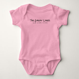 Die Großen Seen - Humor Baby Strampler