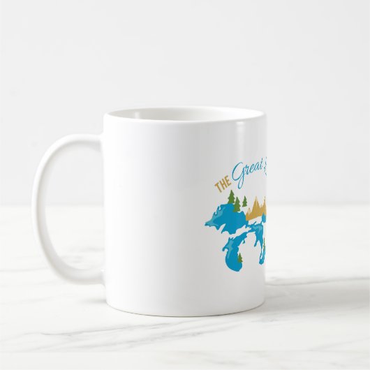 Die großen Seen Kaffeetasse (Links)