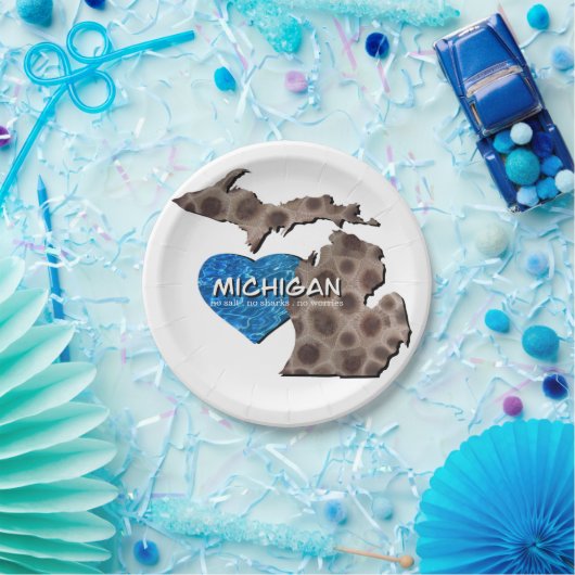 Die großen Seen | kein Salz, keine Haie, keine Sor Pappteller (Party)