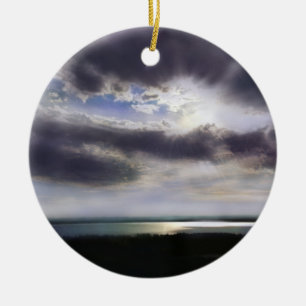 Die großen Seen, keine Haie - kein Salz - keine So Keramikornament