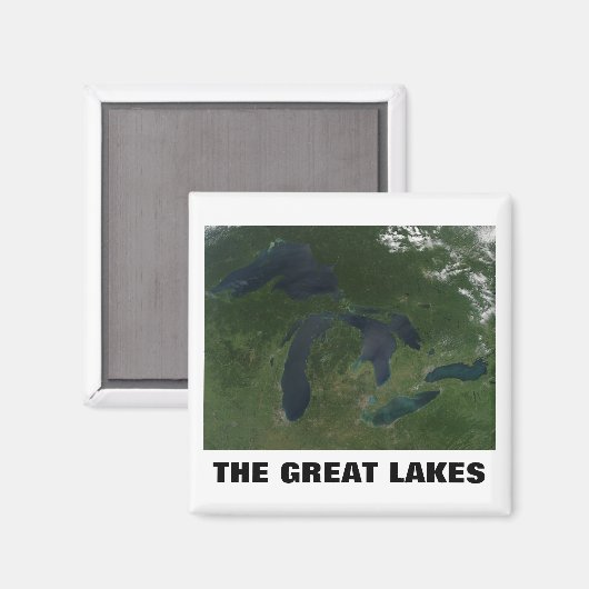 Die großen Seen Magnet (Vorderseite/Rückseite)