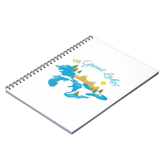 Die großen Seen Notizblock (Linke Seite)