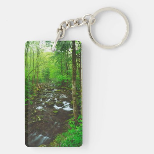 Die großen, spottigen Berge Schlüsselanhänger (Rückseite)