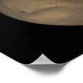 Die großen Staubstürme von 2001 auf den Mars Poster (Ecke)
