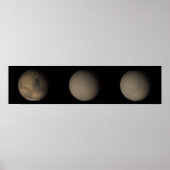 Die großen Staubstürme von 2001 auf den Mars Poster (Vorne)