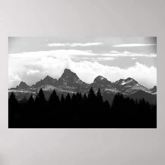 Die großen Tetons Poster (Vorne)