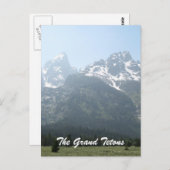 Die großen Tetons Postkarte (Vorne/Hinten)