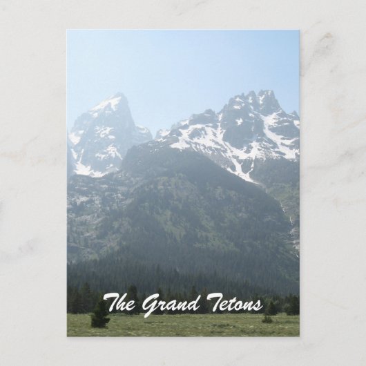 Die großen Tetons Postkarte (Vorderseite)