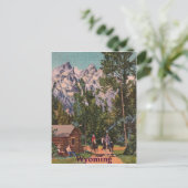 Die großen Tetons - Wyoming Postkarte (Stehend Vorderseite)