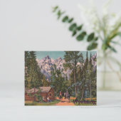 Die großen Tetons - Wyoming Postkarte (Stehend Vorderseite)