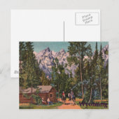 Die großen Tetons - Wyoming Postkarte (Vorne/Hinten)
