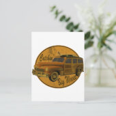 die großen Wellen im Wald Postkarte (Stehend Vorderseite)