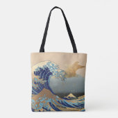 Die Großen Wellen in Kanagawa Tasche (Rückseite)