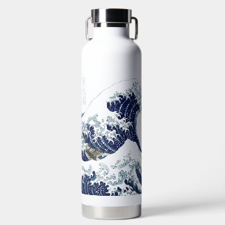 Die Großen Wellen von Hokusai in Kanagawa Trinkflasche