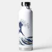 Die Großen Wellen von Hokusai in Kanagawa Trinkflasche (links)