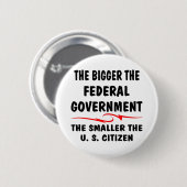 Die Größeren Fütterte, je kleiner die US-Bürger Button (Vorne & Hinten)