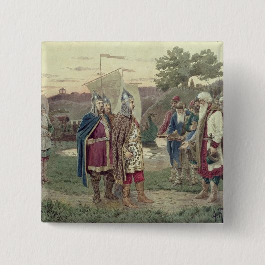 Die Großherzog-Sitzung mit den Leuten Button (Vorderseite)