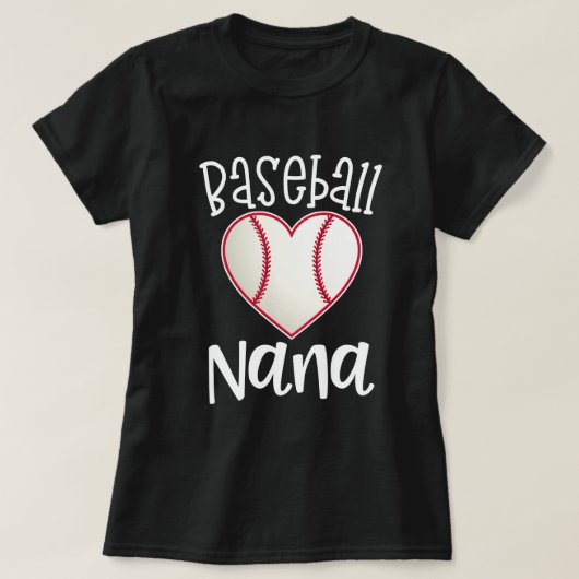 Die Großmutter-Baseballspielgeschenk T-Shirt (Design vorne)