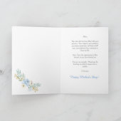 Die Großmutter-Foto-Schablonen-der Mutter mein Karte (Innenseite)