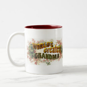 Die Großmutter-Kaffee-Tasse der Welt bestste Zweifarbige Tasse