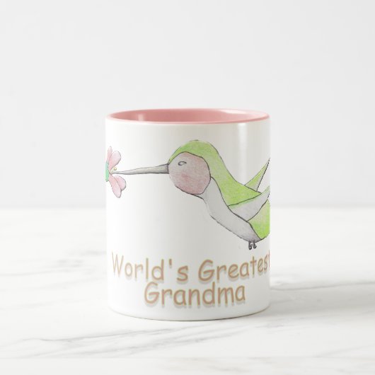 Die Großmutter-Kolibri-Tasse der Welt bestste Zweifarbige Tasse (Mittel)