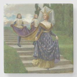 Die Großmutter (mittelalterliche Aristokratische F Steinuntersetzer