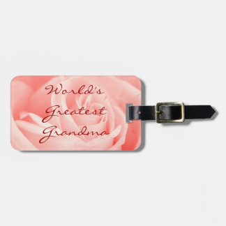 Die Großmutter-Rosa-Rosen-Gepäck-Umbau der Welt Gepäckanhänger