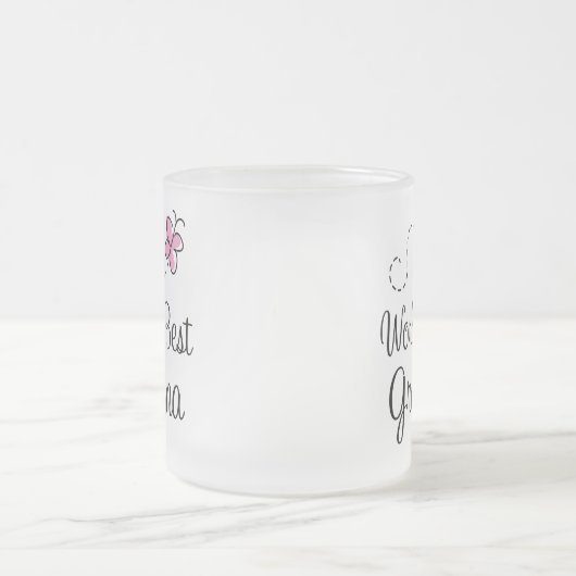 Die Großmutter-Schmetterlings-Geschenk der Welt Mattglastasse (Mittel)
