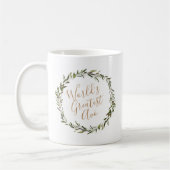 Die größte Avó der Welt | Olive Leaf Wreath Kaffeetasse (Links)