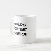 "Die größte Bachelor-Tasse der Welt" Kaffeetasse (Vorderseite Links)