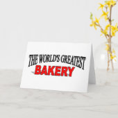 Die größte Bäckerei der Welt Karte (Gelbe Blume)