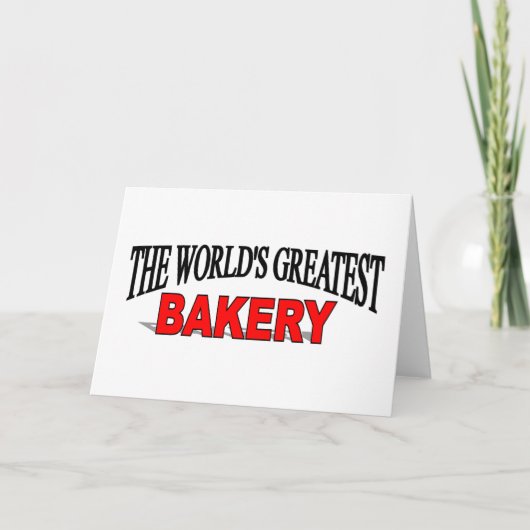 Die größte Bäckerei der Welt Karte (Vorderseite)