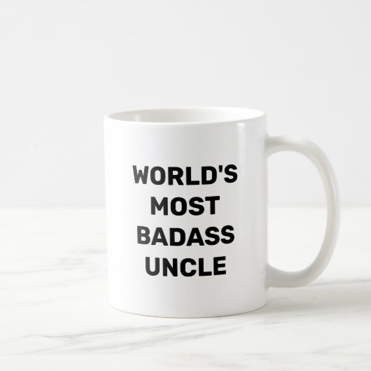 Die größte Badass-Onkel-Tasse der Welt Kaffeetasse (Rechts)