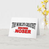 Die größte braune Nase der Welt Karte (Gelbe Blume)