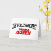 Die größte Dramakönigin der Welt Karte (Gelbe Blume)