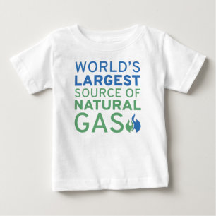 Die größte Erdgasquelle der Welt Baby T-shirt
