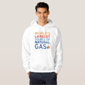 Die größte Erdgasquelle der Welt Hoodie (Vorne ganz)