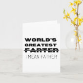 Die größte Farter der Welt, die ich Gemeiner Vater Karte (Gelbe Blume)